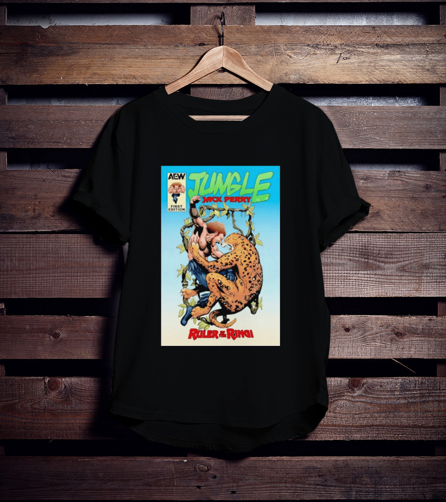 AEW Jungle Jack Perry First Edition Ruler Of The Ring T-Shirt