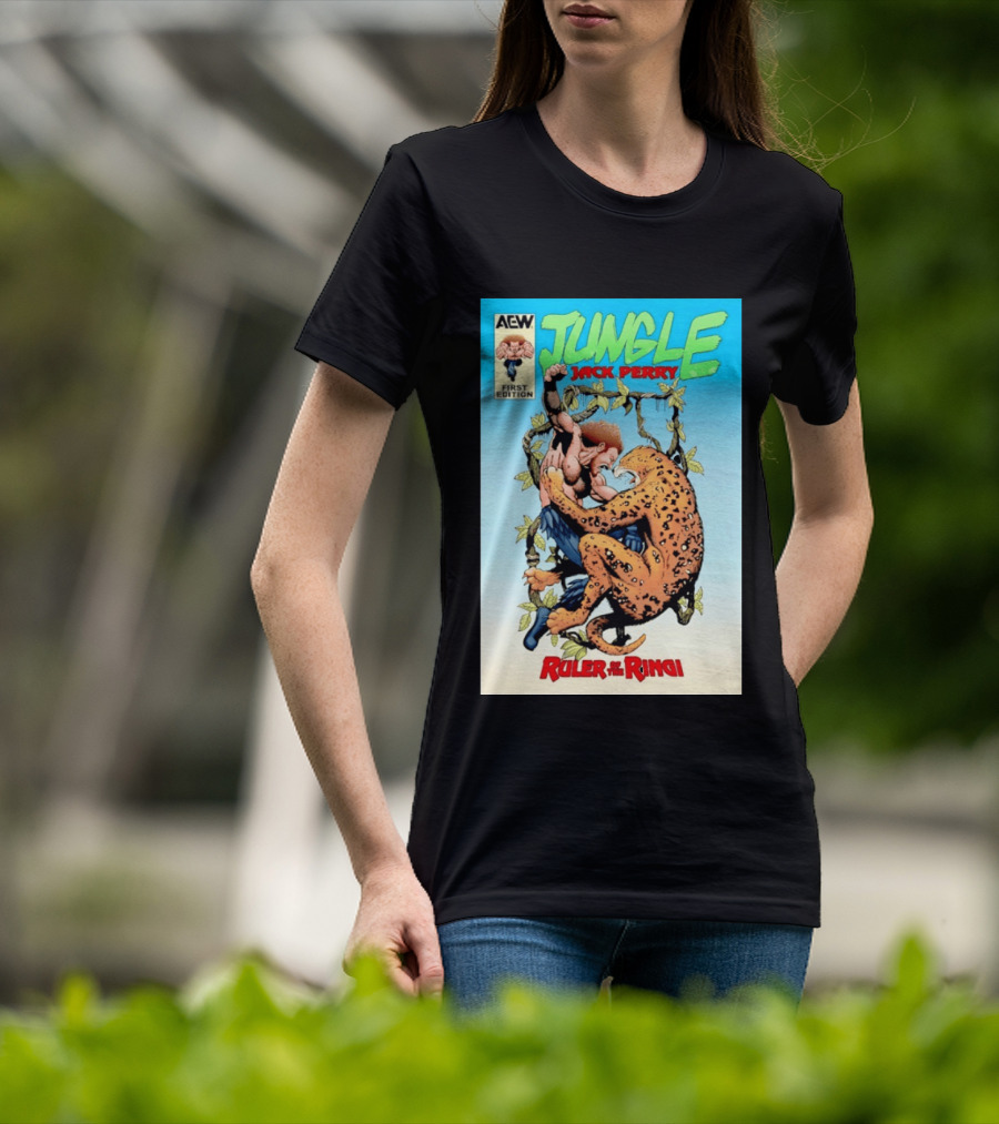 AEW Jungle Jack Perry First Edition Ruler Of The Ring T-Shirt