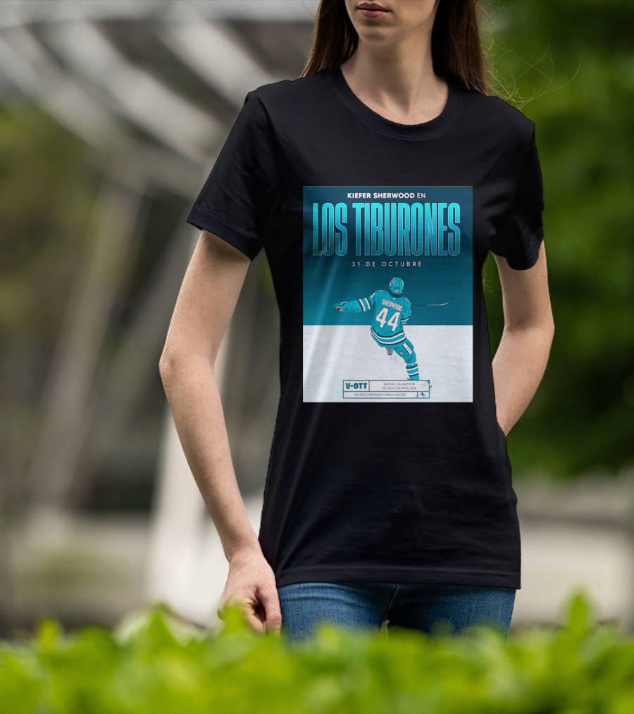 Kiefer Sherwood En Los Tiburones 31 De Octubre V OTT Nueva Calaverita De Azúcar Incluida T-Shirt
