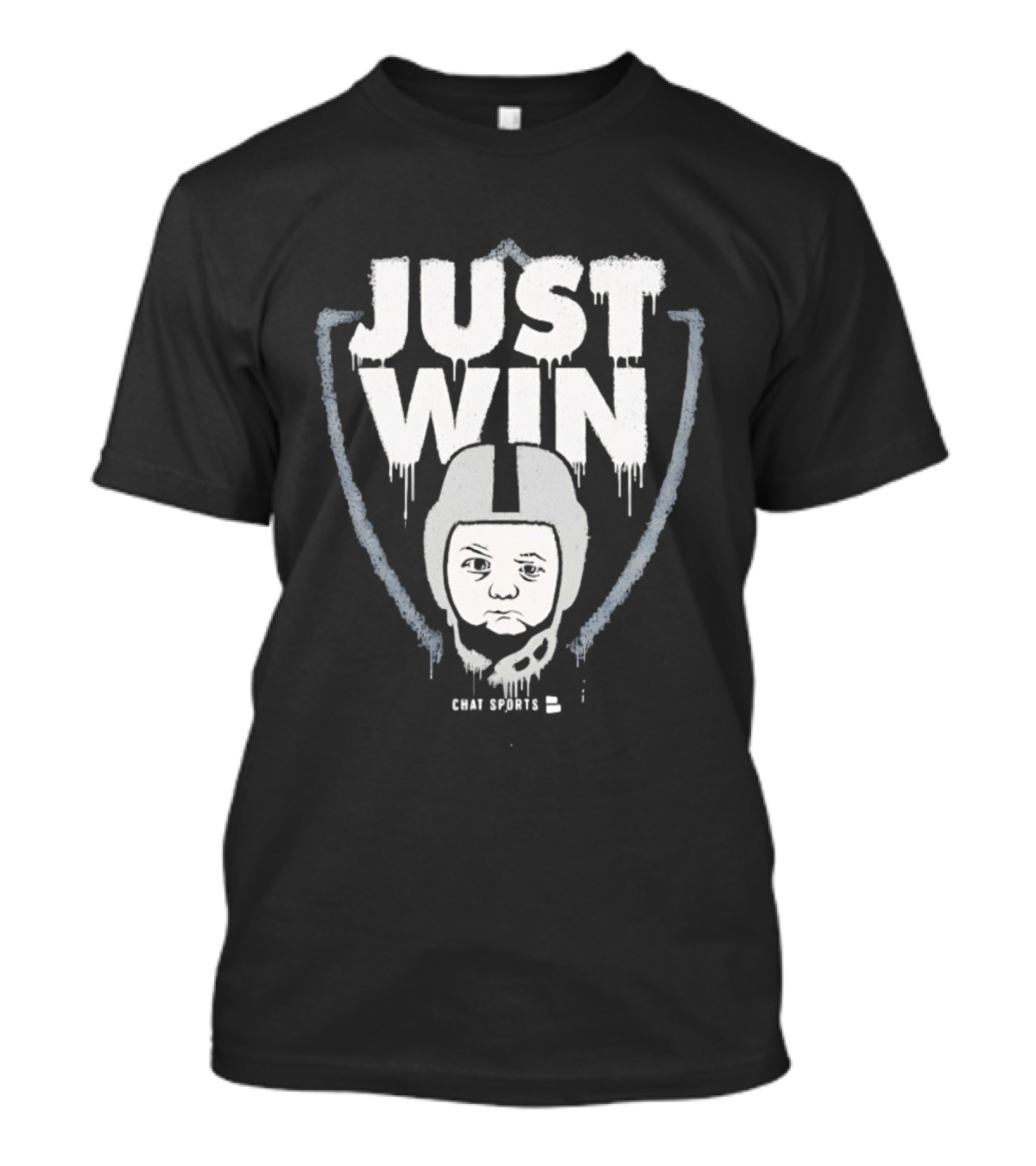 Las Vegas Raiders Just Win Baby Chat Sports Football T-Shirt