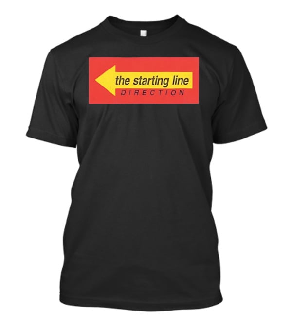 The Starting Line Direction Pop Punk Band Yellow Arrow T-Shirt