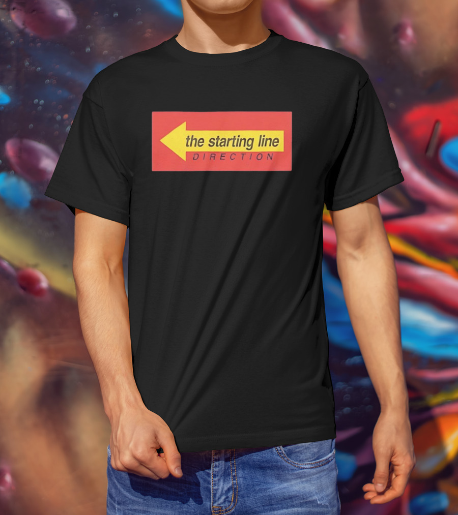 The Starting Line Direction Pop Punk Band Yellow Arrow T-Shirt