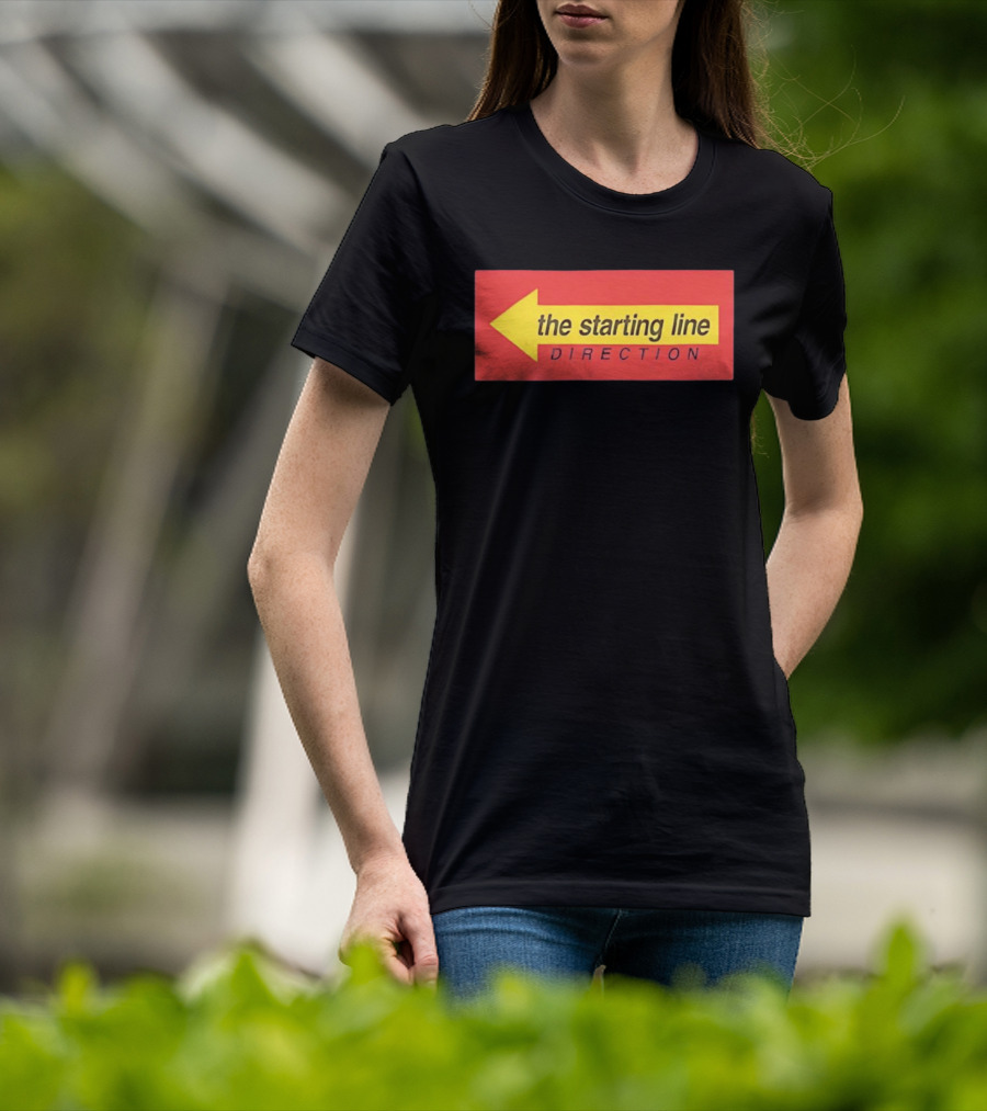 The Starting Line Direction Pop Punk Band Yellow Arrow T-Shirt