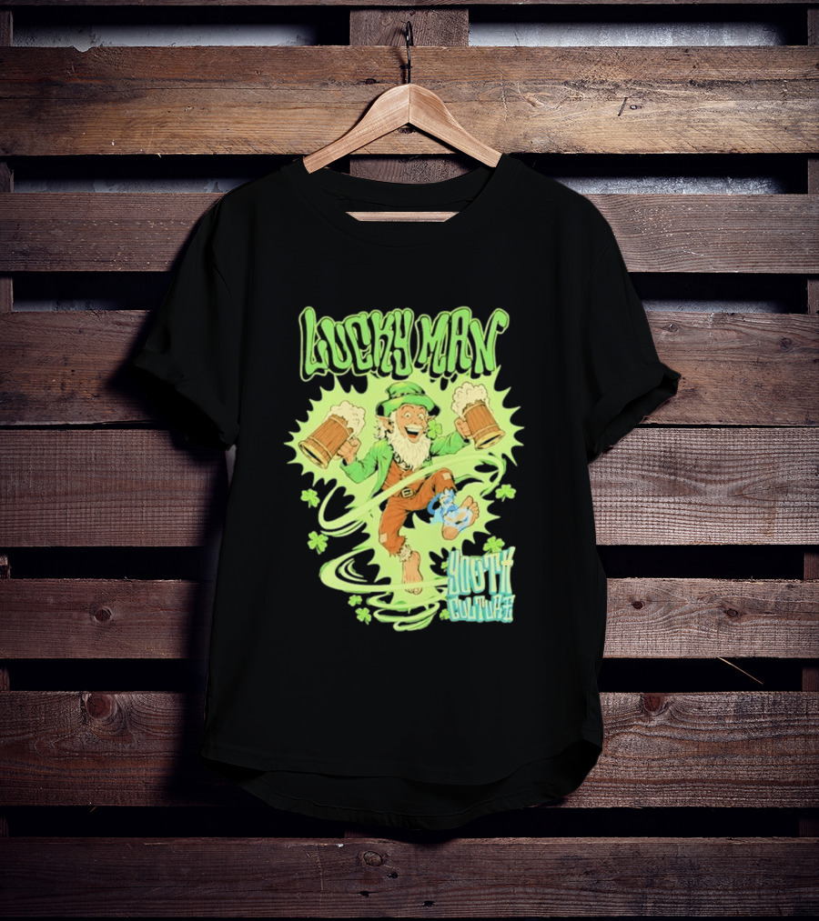 Lucky Man Leprechaun Youth Culture More Than Movement St Patricks Day T-Shirt