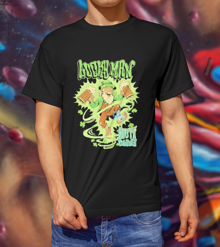 Lucky Man Leprechaun Youth Culture More Than Movement St Patricks Day T-Shirt