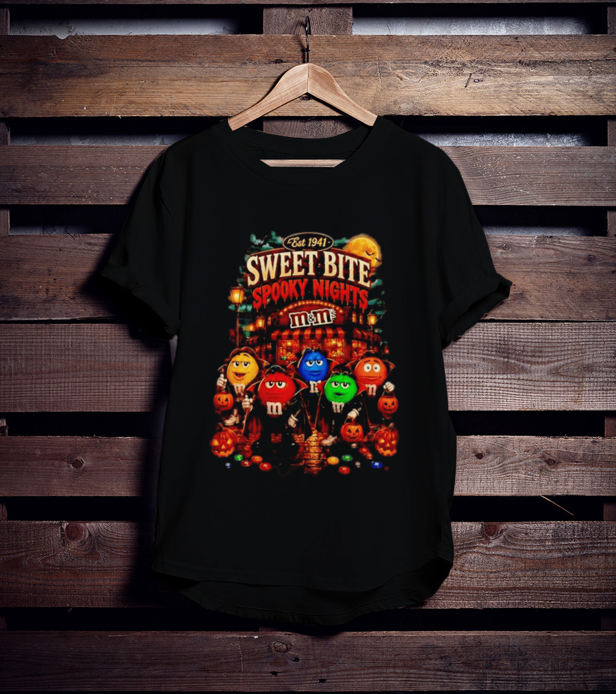 Est 1941 M&M's Sweet Bite Spooky Nights Halloween T-Shirt