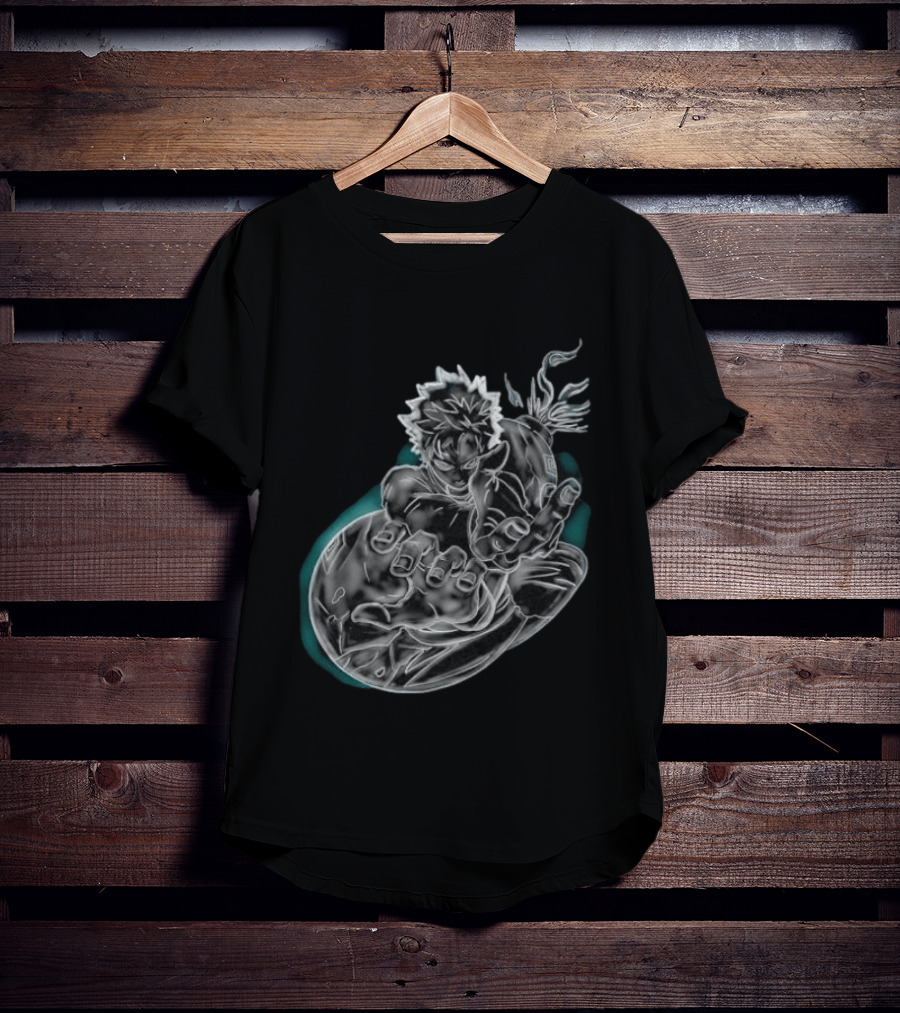 Megumi Fushiguro Ten Shadows Jujutsu Kaisen Dynamic Pose T-Shirt