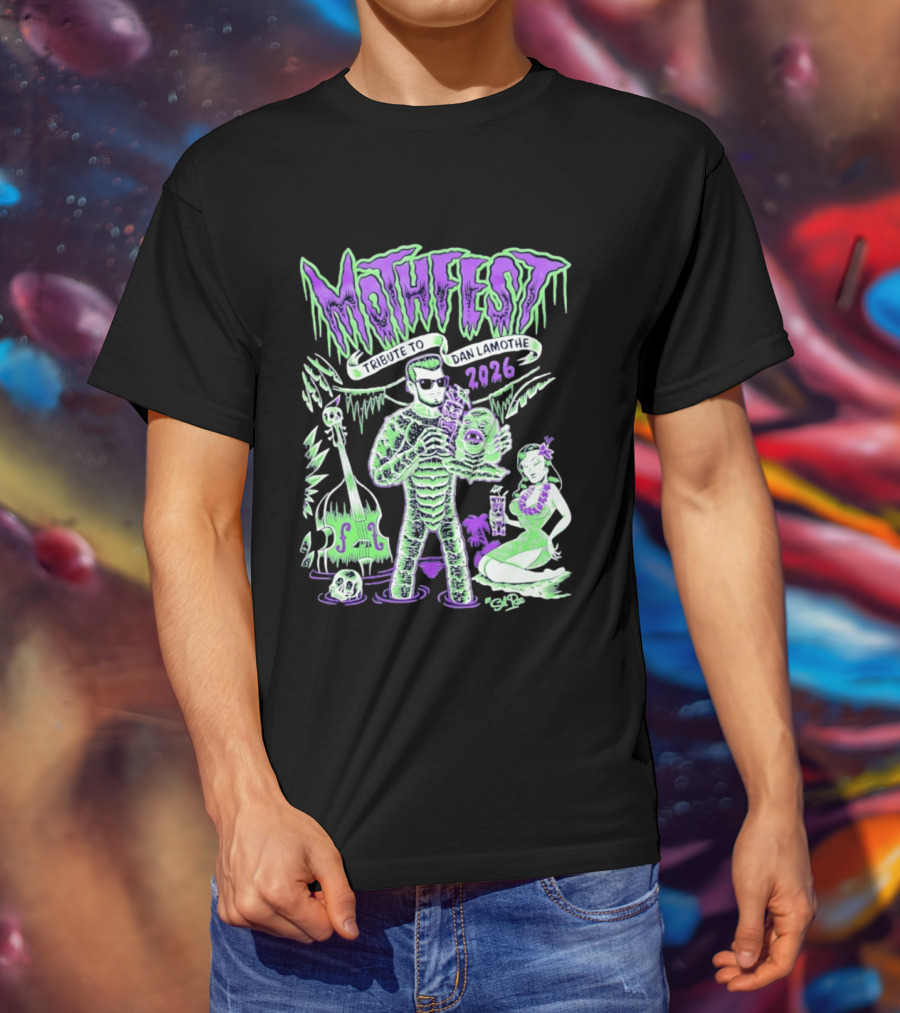 Mothfest Tribute To Dan Lamothe 2026 Creature T-Shirt