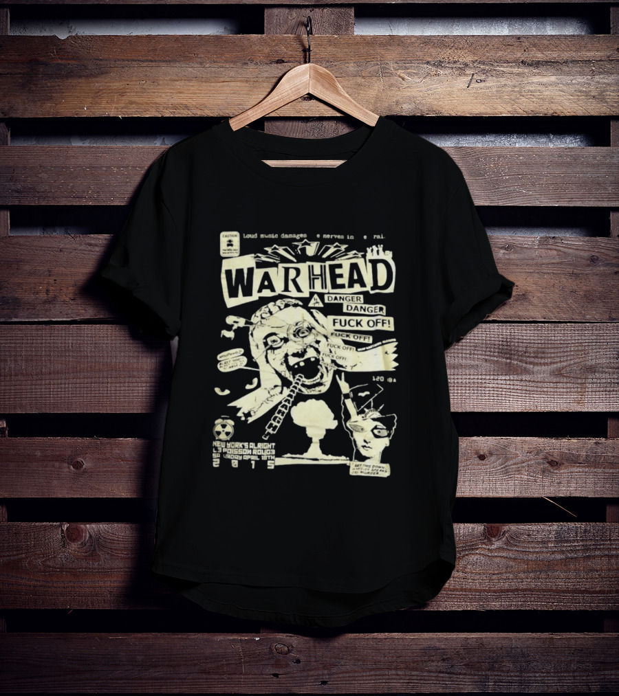 Warhead New York's Alright Crossboro Bridge Hardcore Distressed Danger T-Shirt