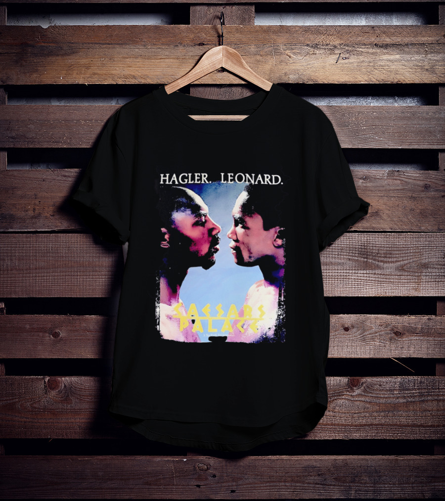 Hagler Leonard Caesars Palace Boxing Match Showdown T-Shirt