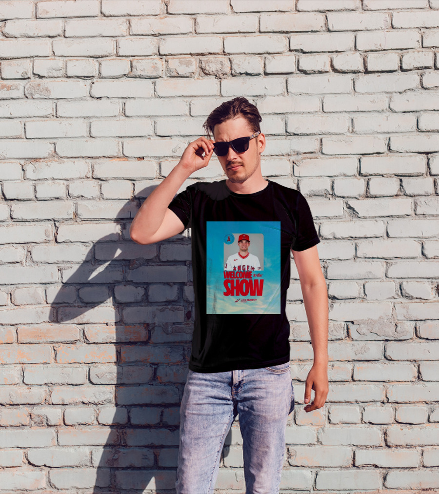 Welcome To The Show Luke Murphy Angels Pitcher T-Shirt