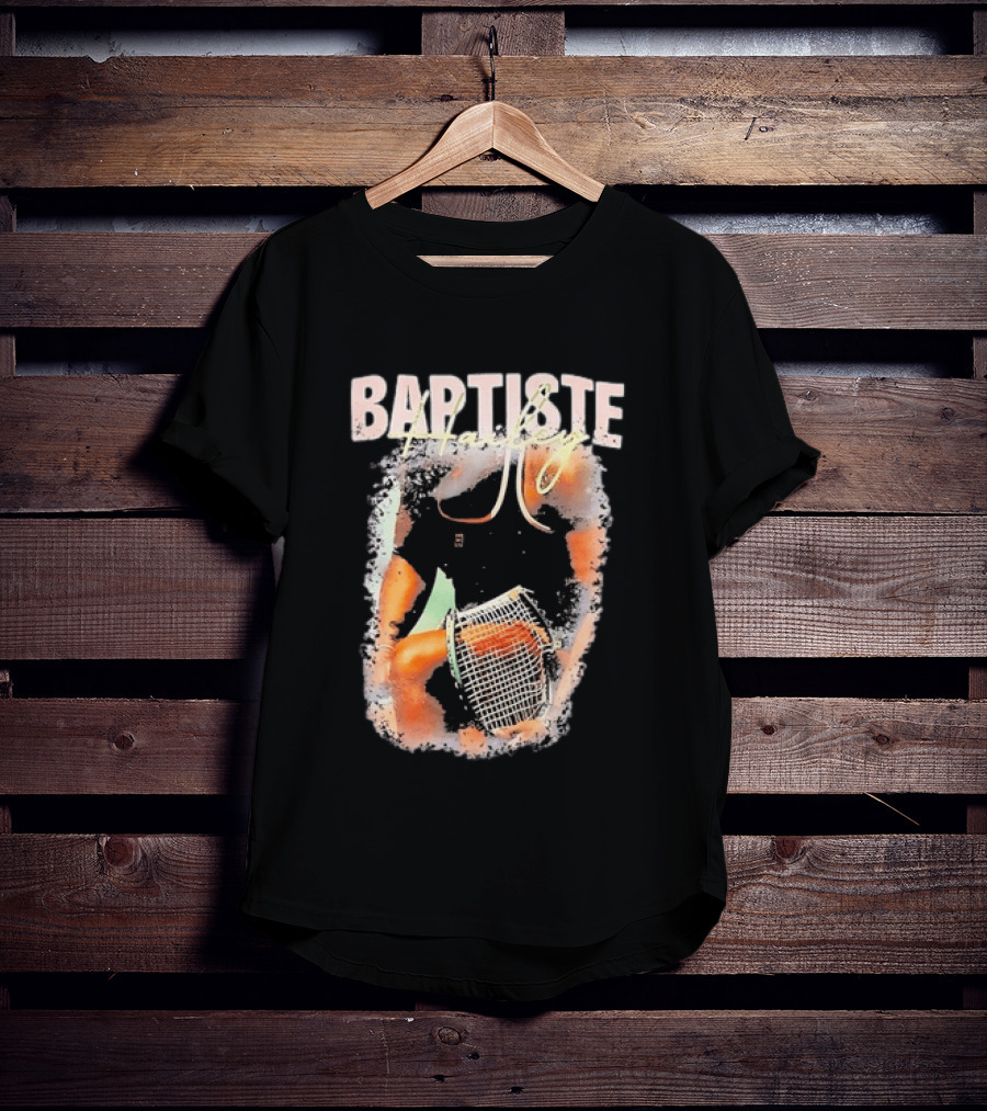 Baptiste Hailey Tennis Player With Racket T-Shirt