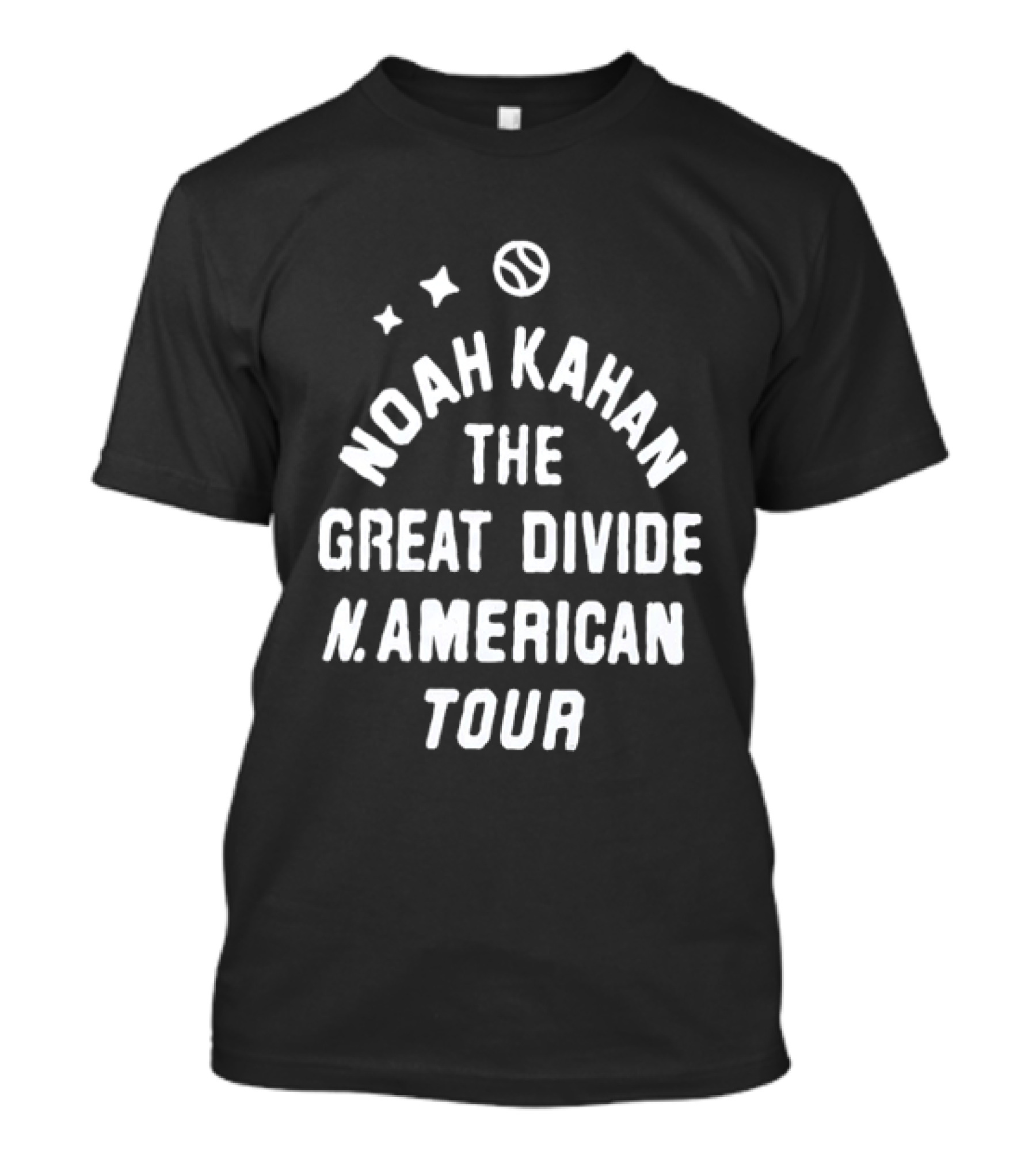 Noah Kahan The Great Divide North American Tour Stars T-Shirt