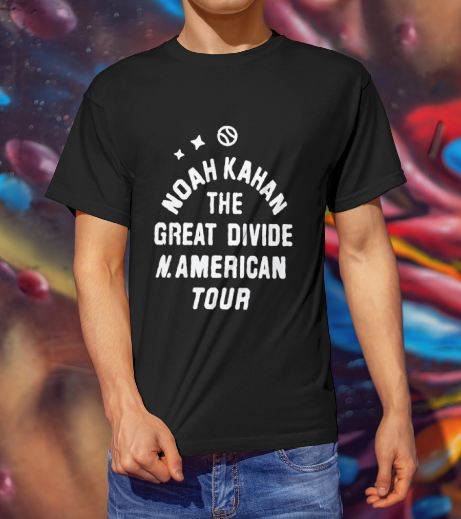 Noah Kahan The Great Divide North American Tour Stars T-Shirt