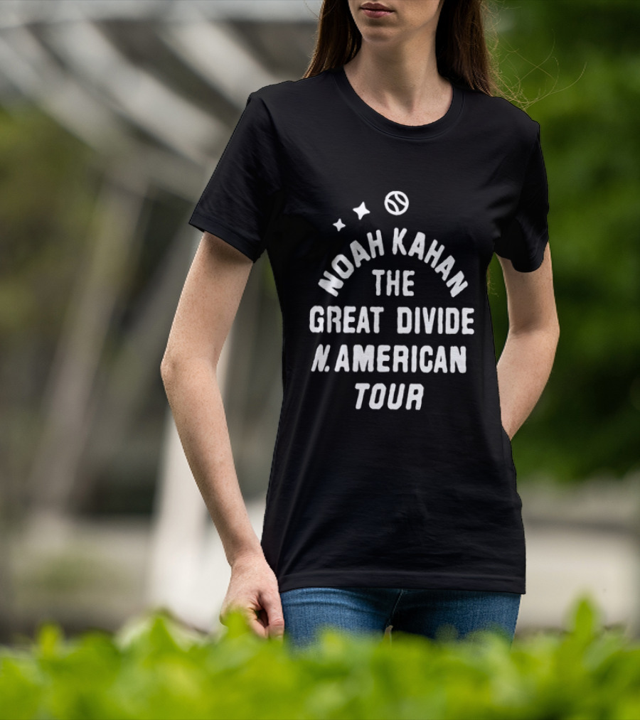 Noah Kahan The Great Divide North American Tour Stars T-Shirt