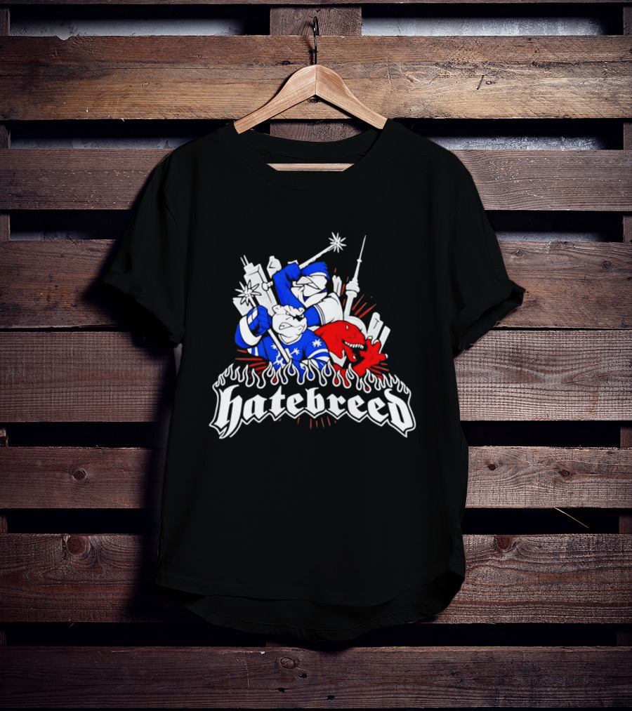 Hatebreed Toronto Maple Leafs Raptors CN Tower Hardcore Mashup T-Shirt
