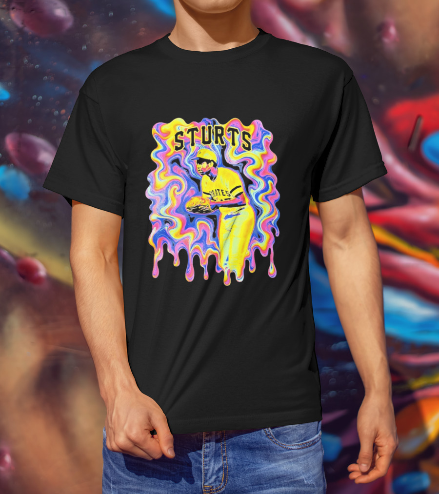 Sturts Willie Stargell Pittsburgh Pirates Psychedelic T-Shirt