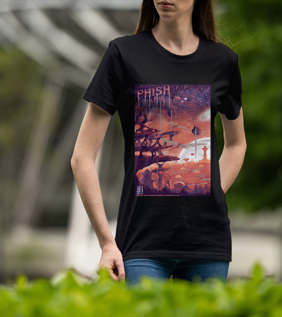 Phish Concert Alpharetta GA July 31 2021 T-Shirt