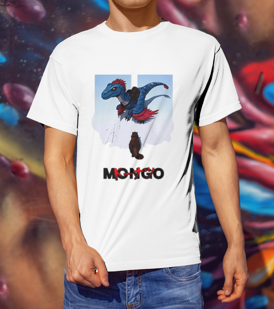 Mongo Raptor Cat Donatsu By U Mashermello Dinosaur T-Shirt