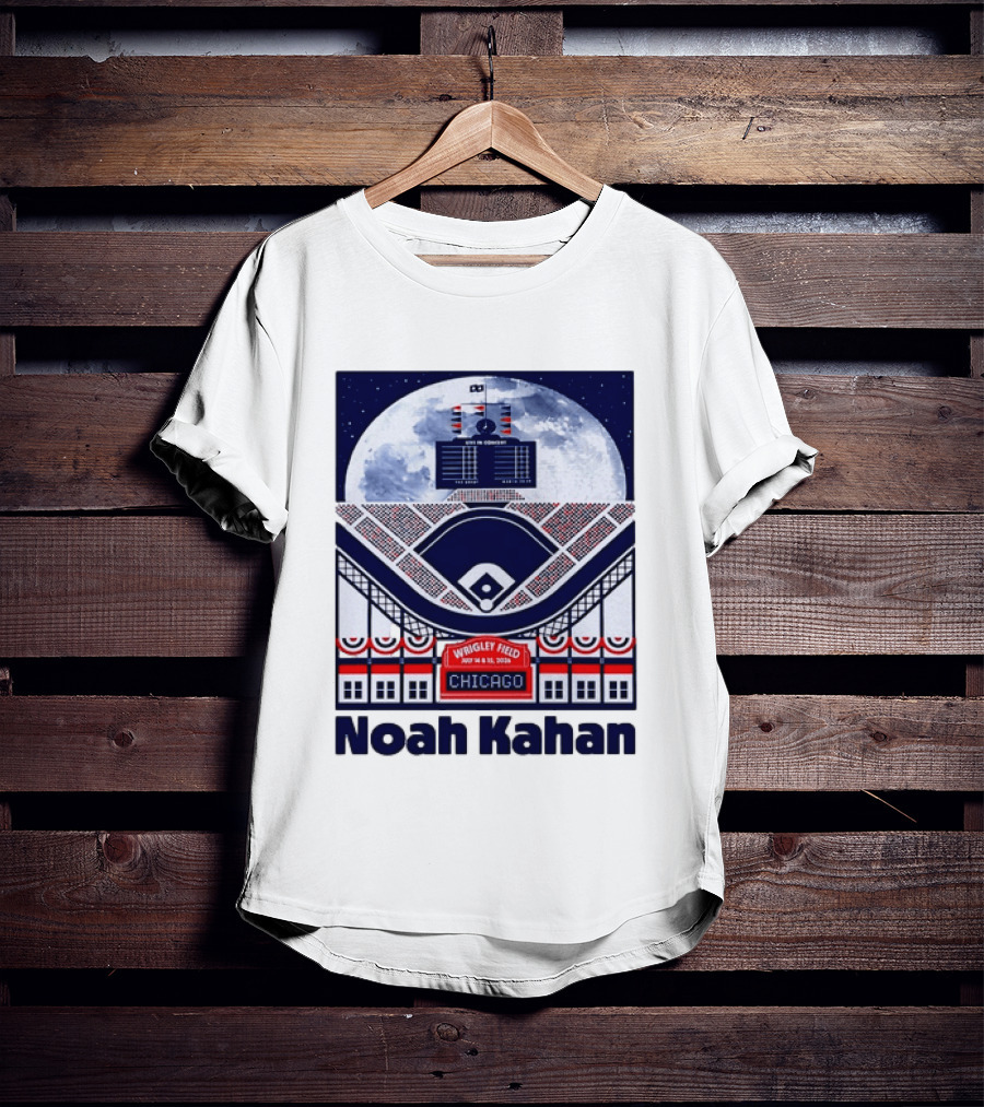 Noah Kahan Live In Concert Wrigley Field July 14 15 2023 Chicago T-Shirt