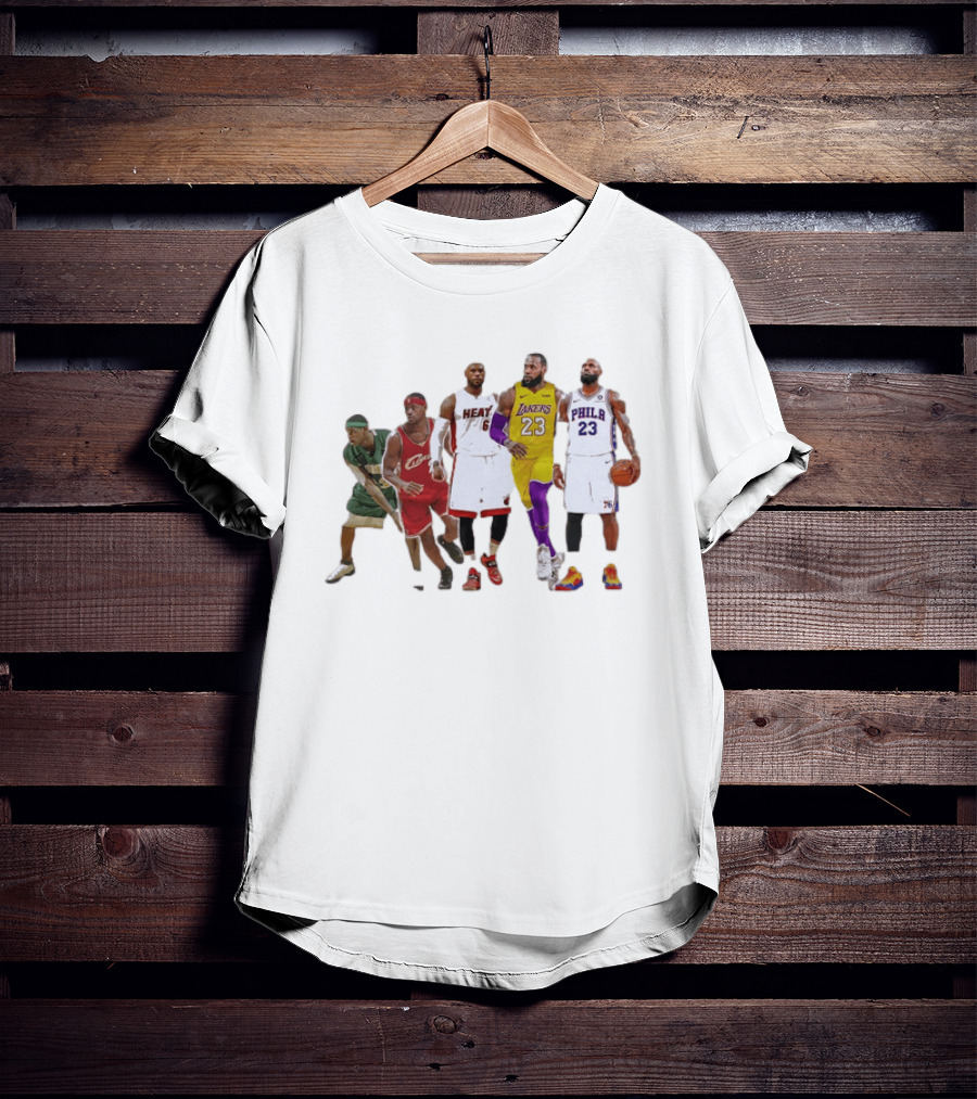 LeBron James St Vincent St Mary Cavs Heat Lakers 76ers Journey T-Shirt