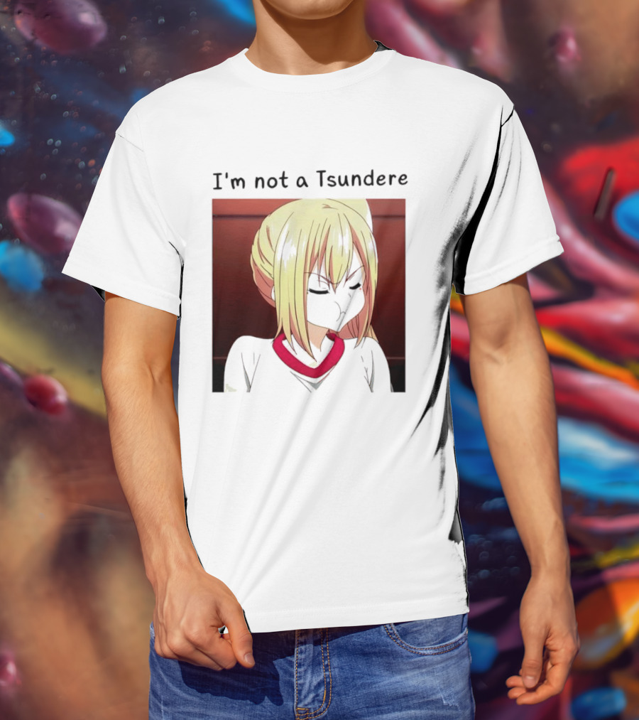 I'm Not A Tsundere Mai Kawakami Anime Character Expression T-Shirt