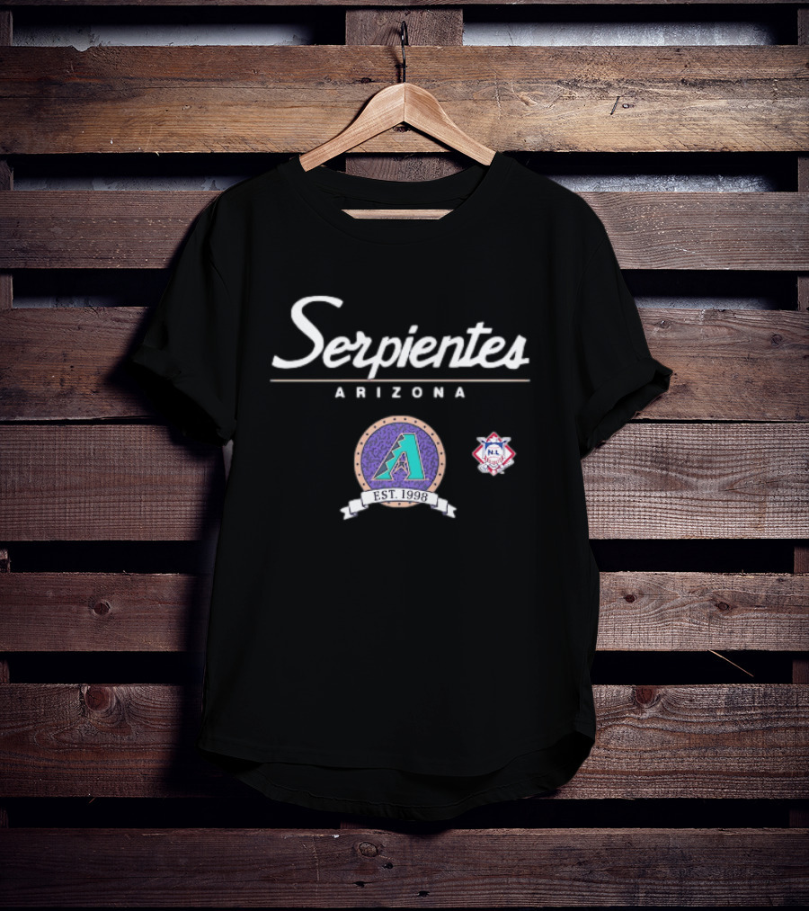 Arizona Serpientes Diamondbacks Est 1998 MLB Baseball NL T-Shirt