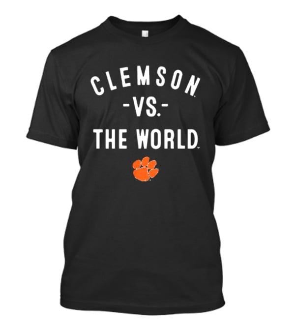 Clemson Vs The World NCAA College Football Paw T-Shirt