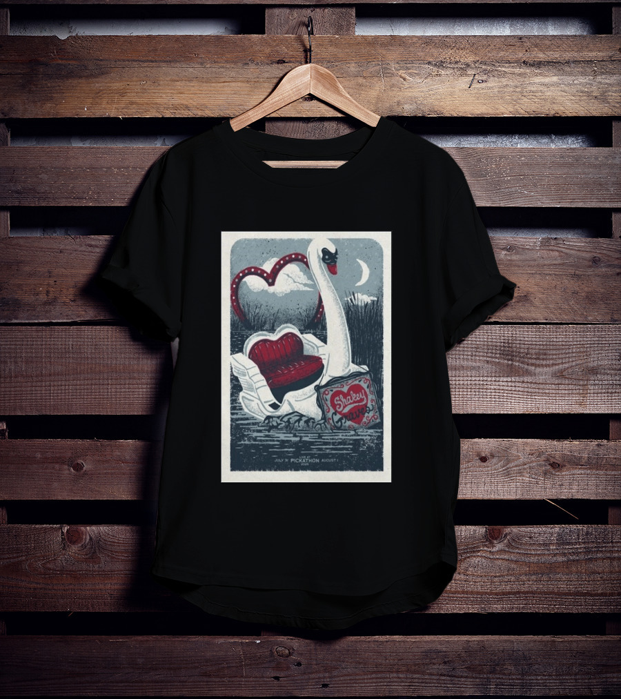 Shakey Graves Pickathon Swan Boat July 31 August 1 Concert T-Shirt