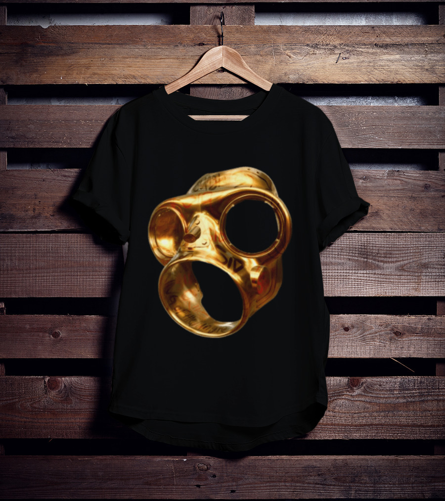 Sid The 3Rd Shop Store Gold Mask Ring T-Shirt