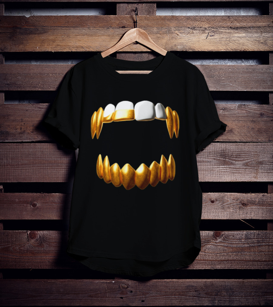 Sid The 3Rd Shop Store Gold Teeth Grillz T-Shirt