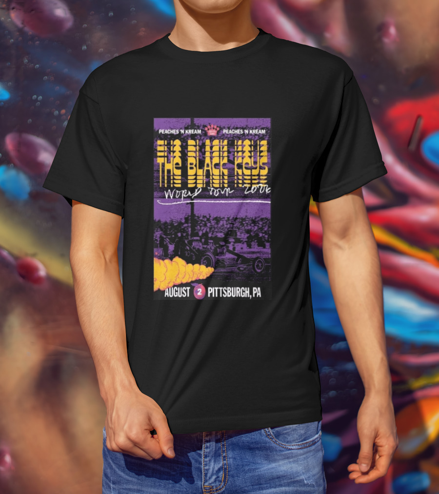 The Black Keys World Tour 2026 Peaches 'N Kream August Pittsburgh PA T-Shirt