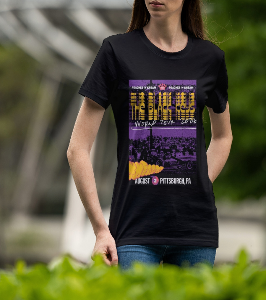 The Black Keys World Tour 2026 Peaches 'N Kream August Pittsburgh PA T-Shirt