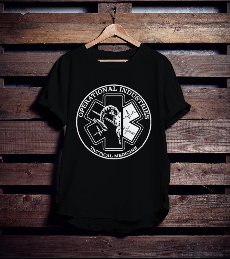 Operational Industries Tactical Medicine Star Of Life With Snake T-Shirt