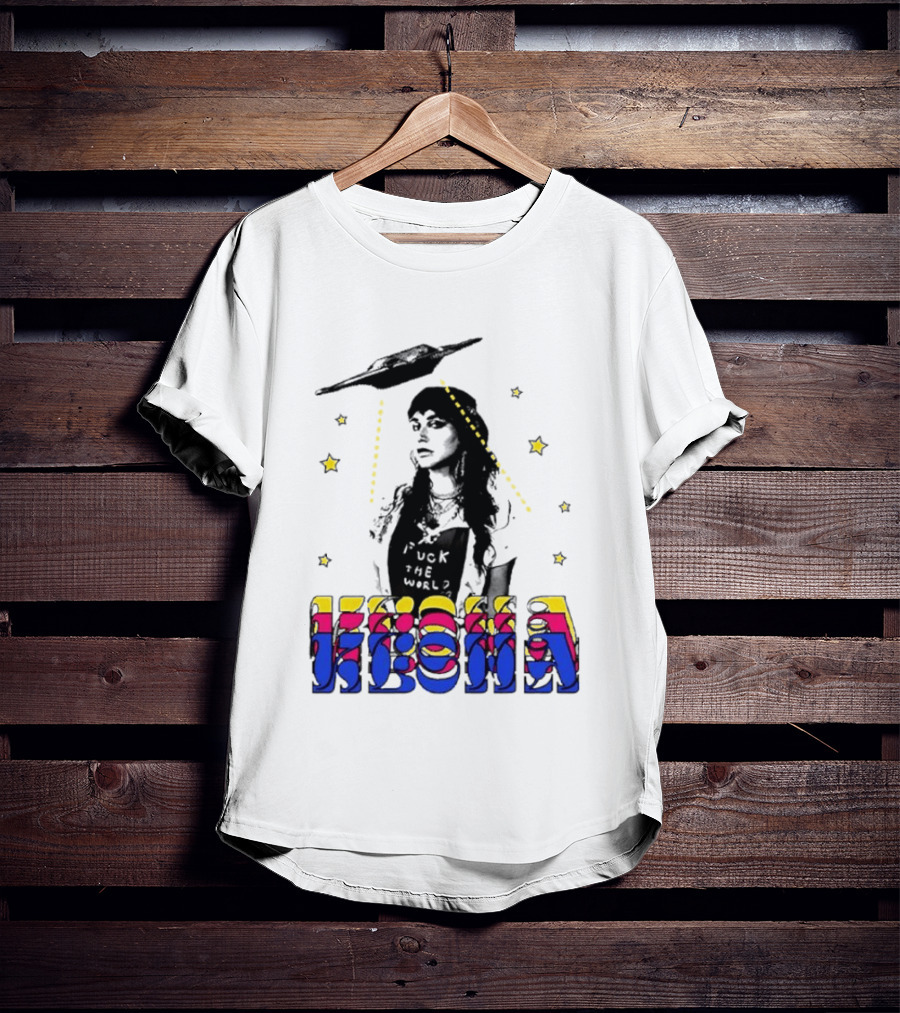 Kesha UFO Space Stars Tie Dye T-Shirt