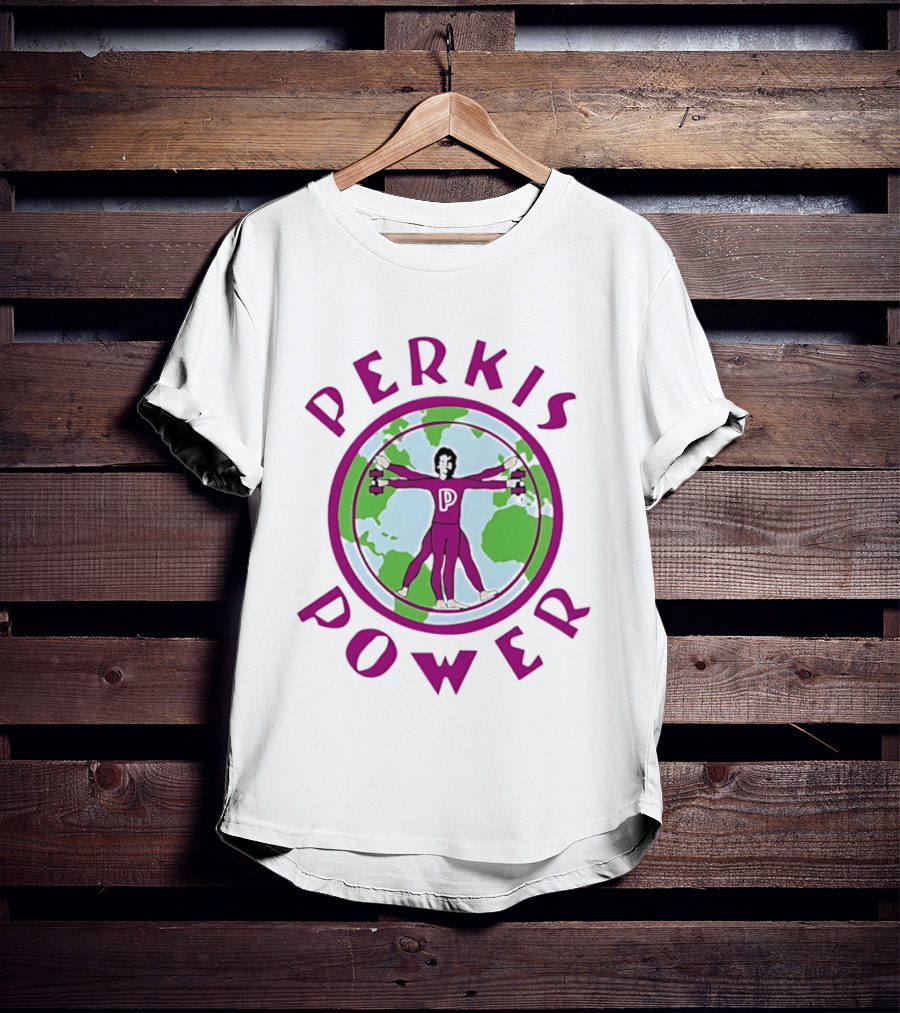 Perkis Power Tony Perkis Fitness Heavyweights Logo Circle T-Shirt