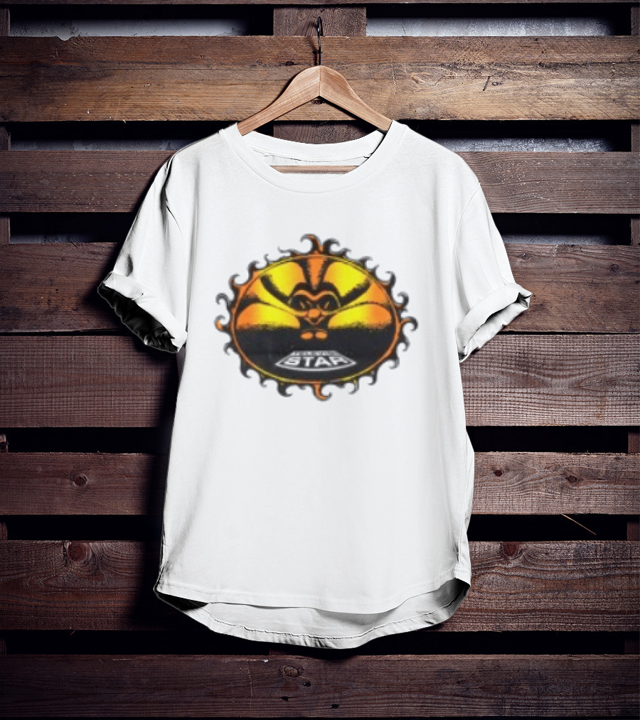 Televisi Star Catalog Store Heatwave Sun Logo White T-Shirt