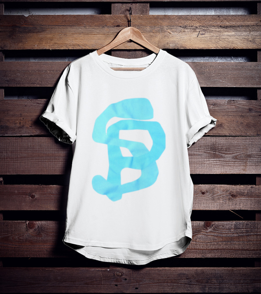 Wolee Store Classic Saintp Light Blue Monogram S P T-Shirt