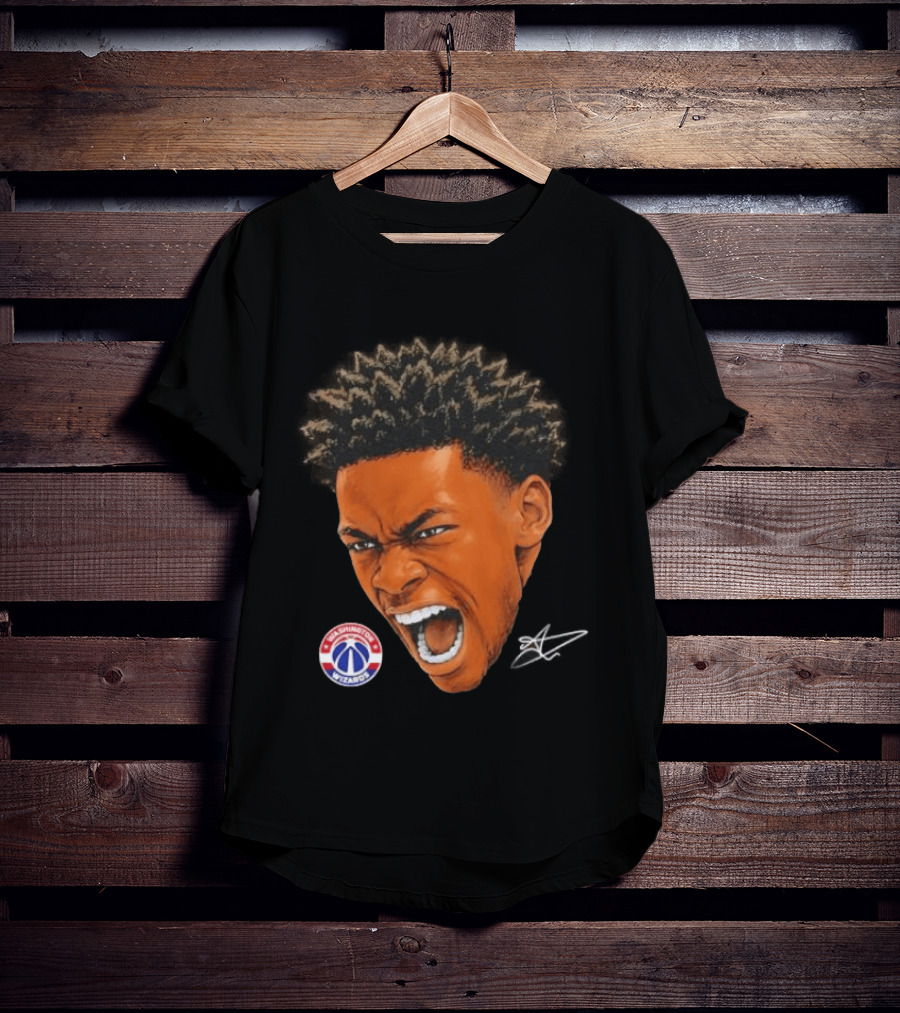 Bilal Coulibaly Washington Wizards NBA Big Face Player T-Shirt