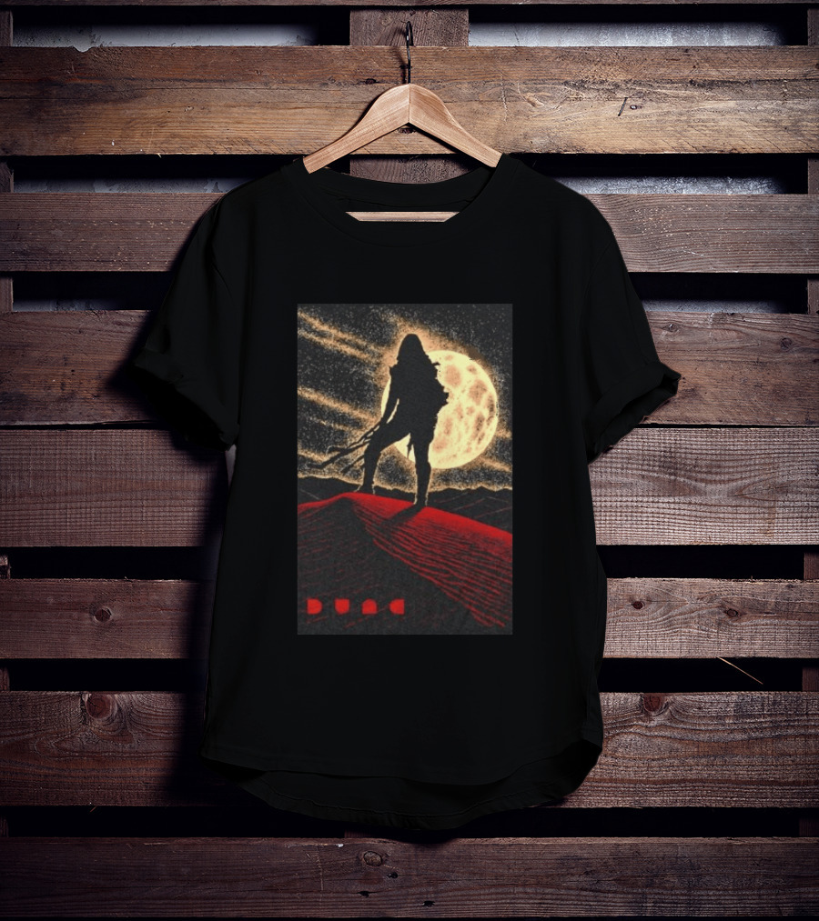 Paul Atreides Dune Arrakis Desert Moon Scene T-Shirt