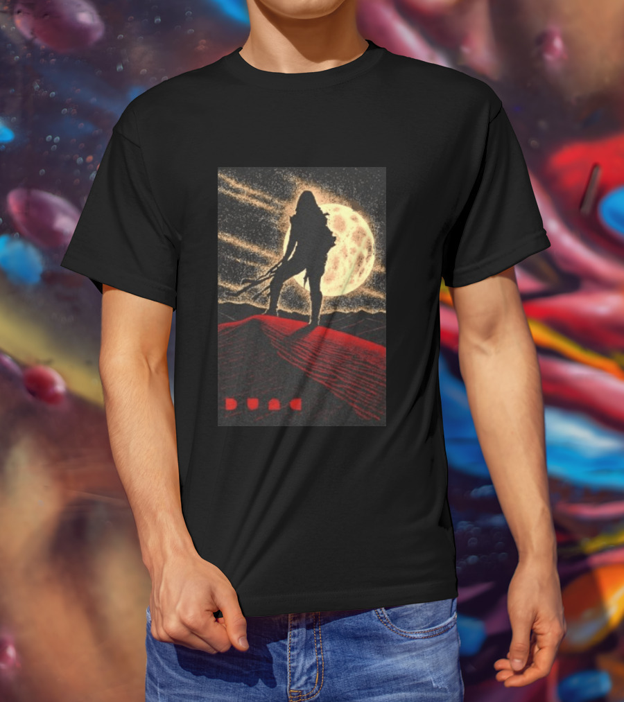 Paul Atreides Dune Arrakis Desert Moon Scene T-Shirt