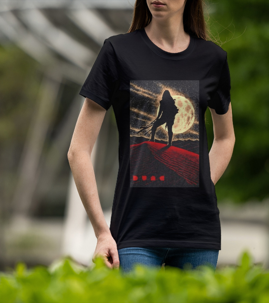 Paul Atreides Dune Arrakis Desert Moon Scene T-Shirt