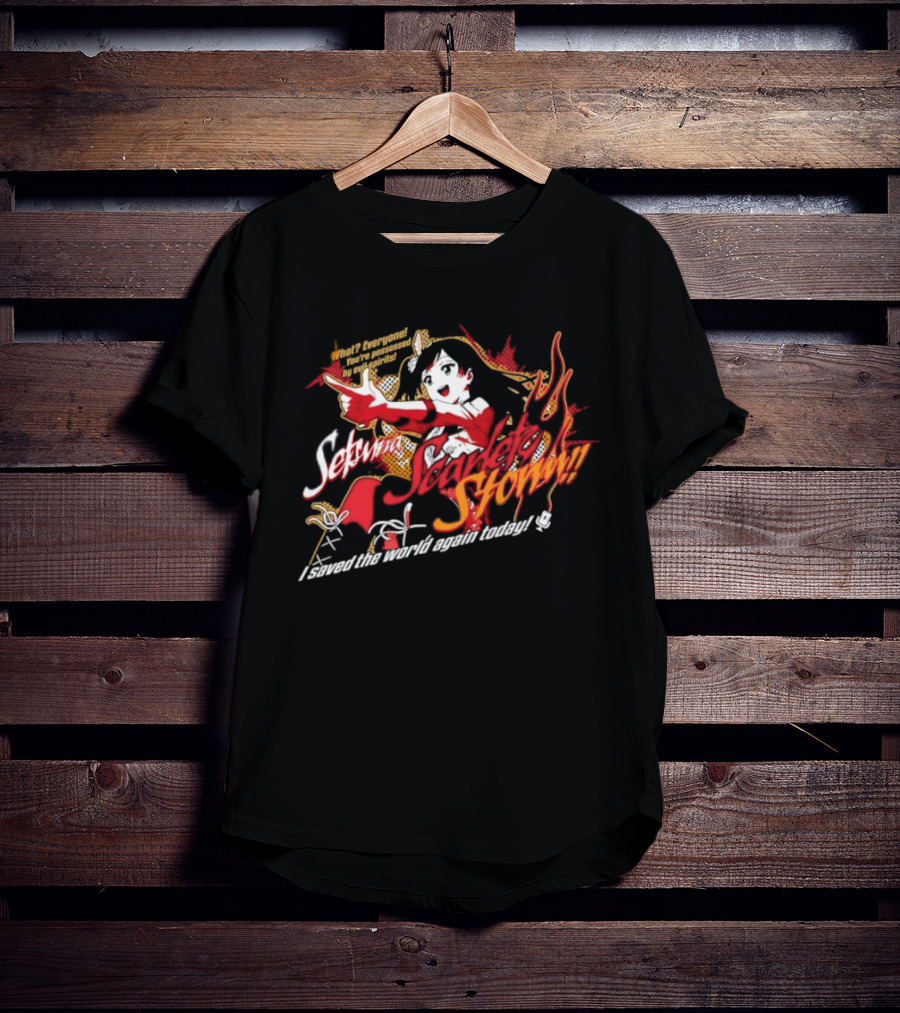 Setsuna Yuki Scarlet Storm What Everyone You Are Possessed By Evil Spirits T-Shirt