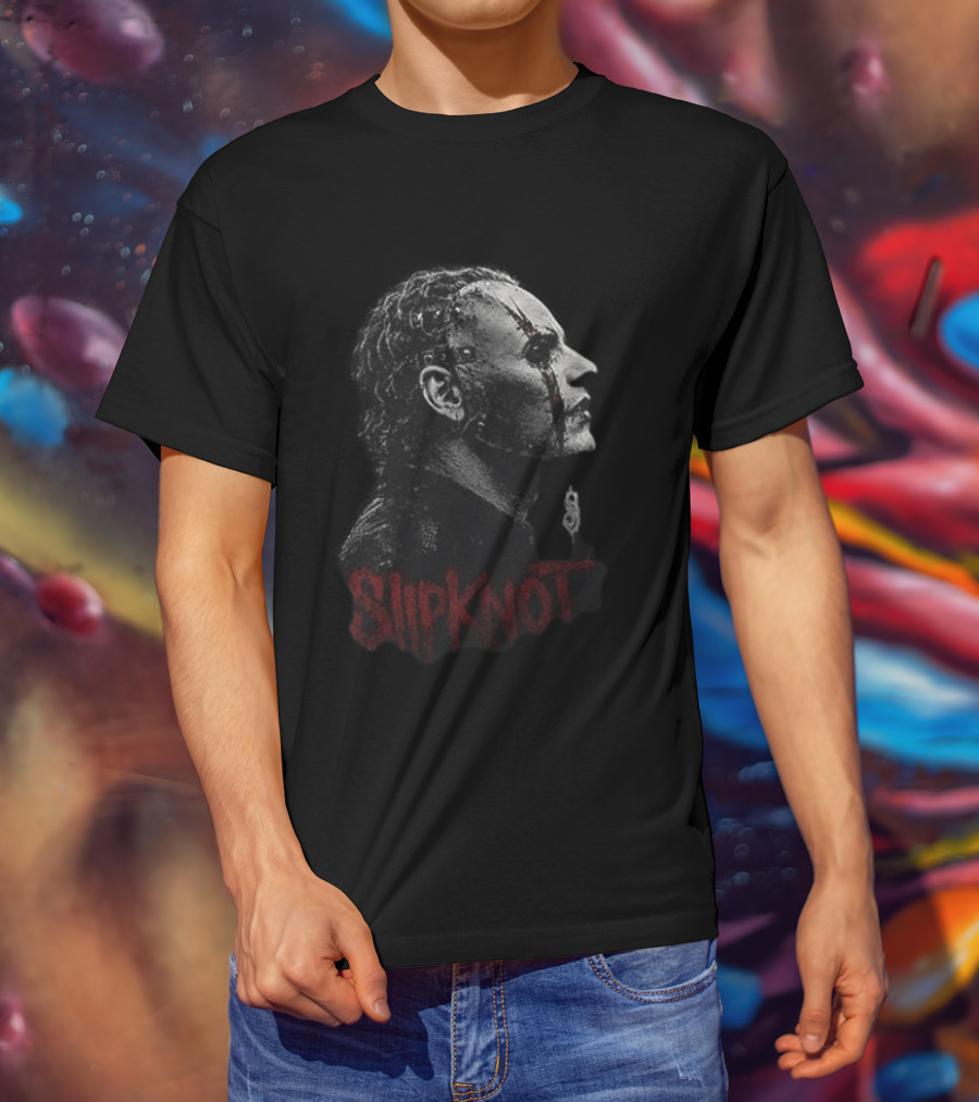 Slipknot People Like Sht Duality Band Mask Profile T-Shirt