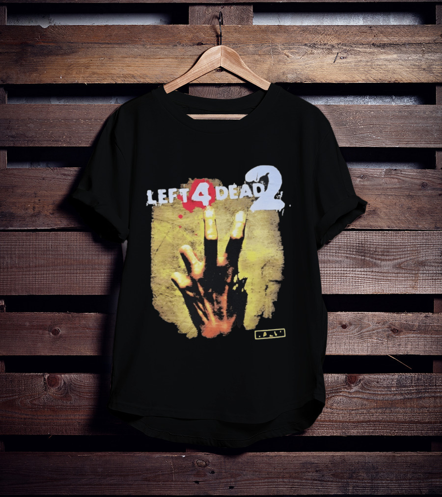 Left 4 Dead 2 Zombie Hand Valve Video Game Survival T-Shirt