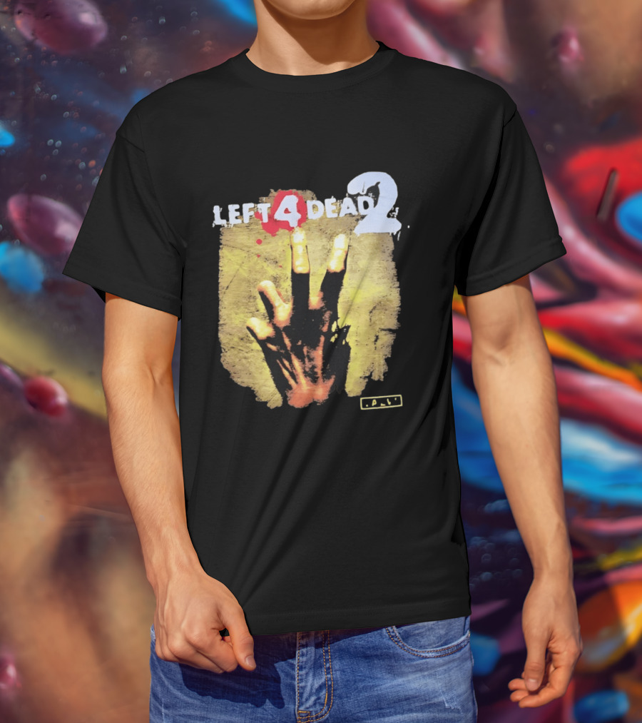 Left 4 Dead 2 Zombie Hand Valve Video Game Survival T-Shirt