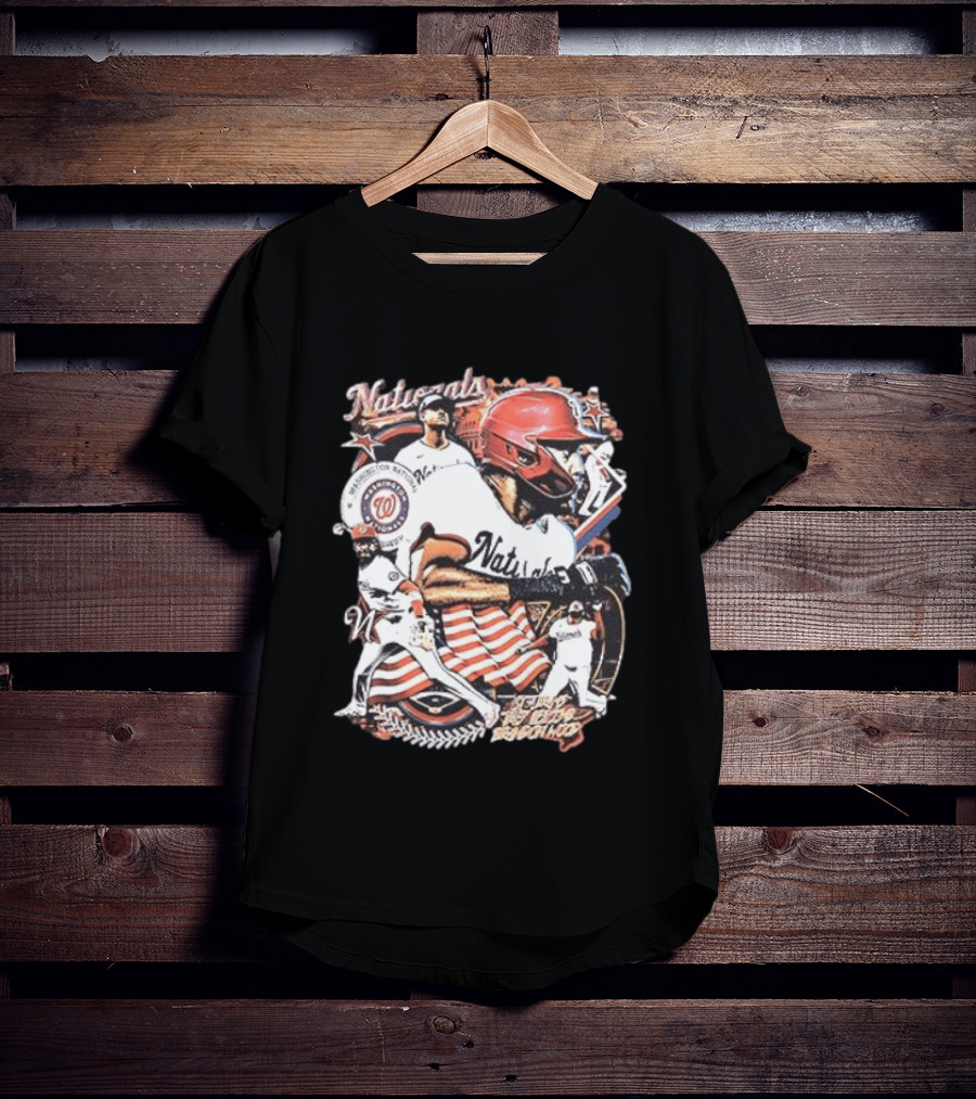 Washington Nationals Legends Baseball Players And Team Highlights T-Shirt