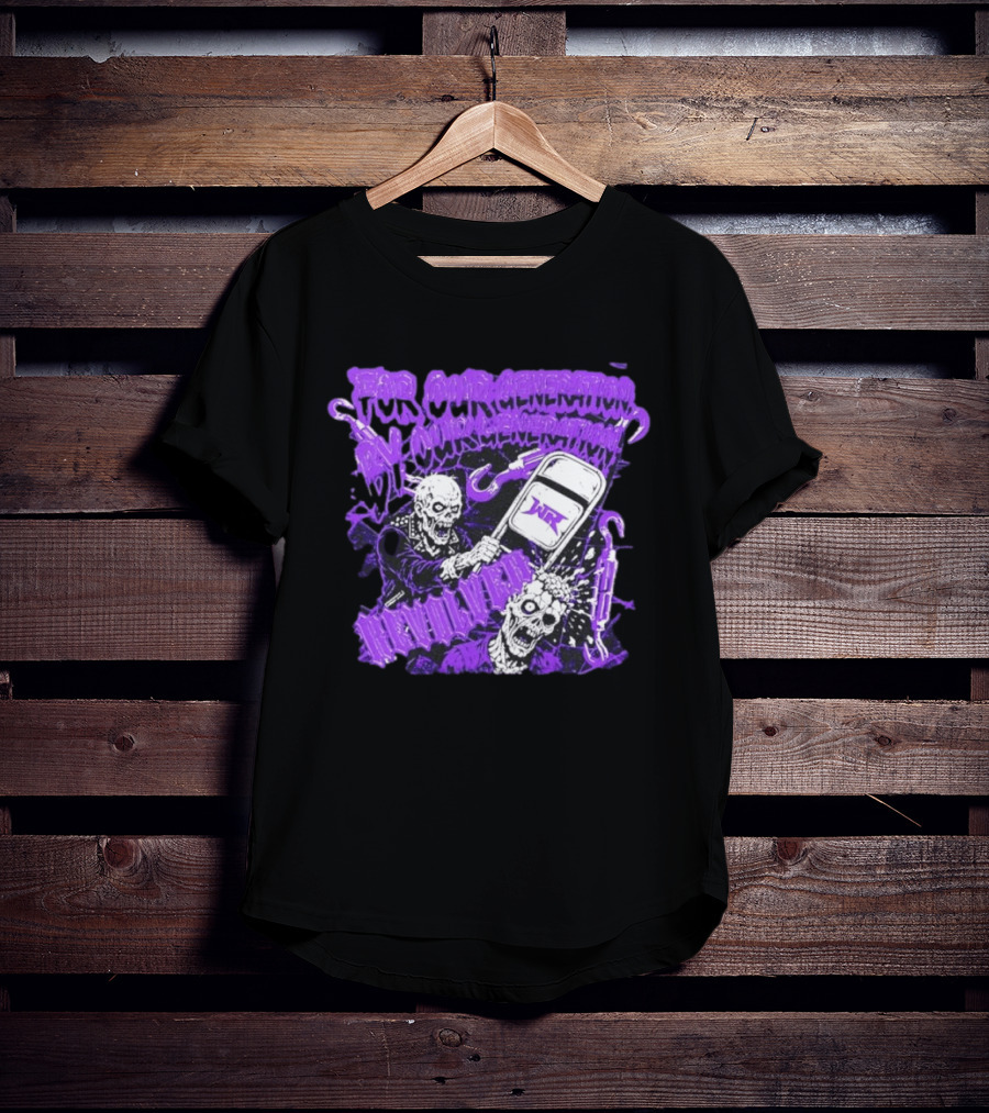 Wrestling Revolver For Our Generation Skeletons Purple T-Shirt