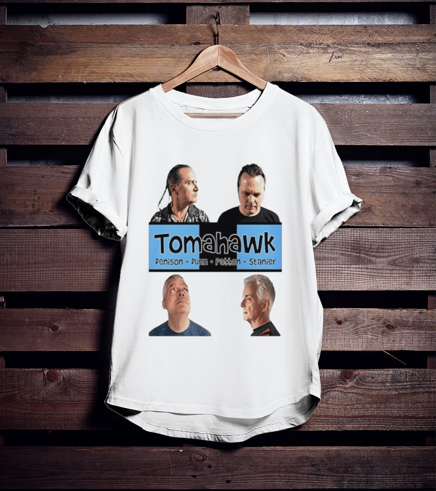 Tomahawk Denison Dunn Patton Stanier Band Members Portraits T-Shirt
