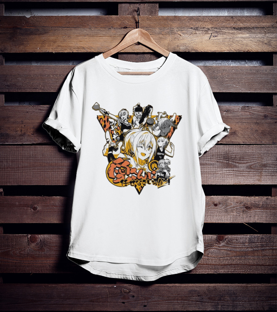 Ai Miyashita Love Live Nijigasaki High School Idol Club Character Collage With Japanese T-Shirt